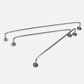 Adilon 40 cm Krom Metal Kravatlık