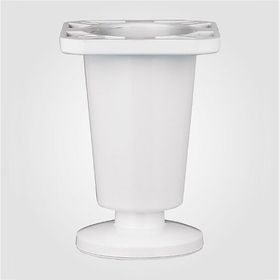 Adilon Beyaz 10 cm Geniş Konik Ayak