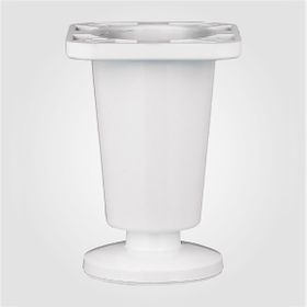 Adilon Beyaz 10 cm Geniş Konik Ayak