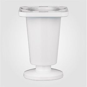 Adilon Beyaz 10 cm Geniş Konik Ayak
