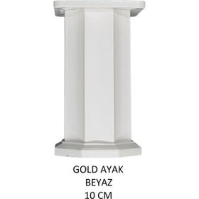 Adilon Gold 10 cm Beyaz Ayak