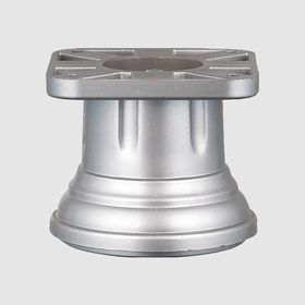 Adilon Mat Krom 6 cm Geniş Sütun Ayak