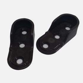 Adilon Oval Kahverengi Plastık Askı Flanşı