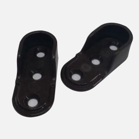 Adilon Oval Kahverengi Plastık Askı Flanşı