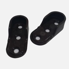 Adilon Oval Kahverengi Plastık Askı Flanşı