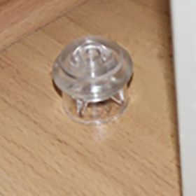 Adilon Şeffaf 3,5 cm Yuvarlak Stop