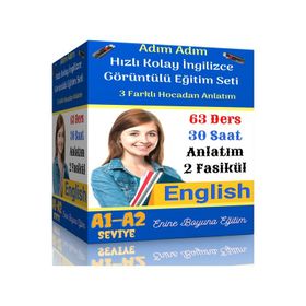 Adım Adım Hızlı Kolay İngilizce Görüntülü Eğitim Seti