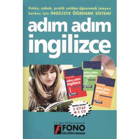 ADIM ADIM INGILIZCE CD'LI 3 KITAP - ŞÜKRÜ MERIÇ