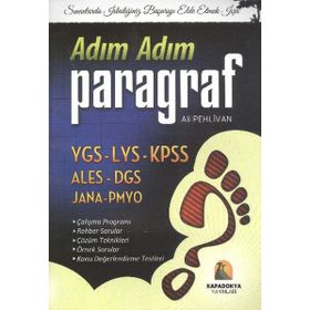 Adım Adım Paragraf YGS-LYS-KPSS-ALES-DGS-JANA-PMYO - Ali Pehlıvan