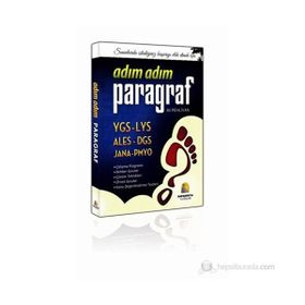 Adım Adım Paragraf YGS-LYS-KPSS-ALES-DGS-JANA-PMYO - Ali Pehlıvan