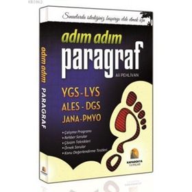 Adım Adım Paragraf YGS-LYS-KPSS-ALES-DGS-JANA-PMYO - Ali Pehlıvan