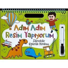 Adım Adım Resim Yapıyorum Silinebilir Etkinlik Kitabım Net Çocuk Yayınları