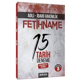 Adli İdari Hakimlik Fetihname Tarih 15 Deneme Çözümlü - Bekir Çelik