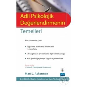 Adli Psikolojik Değerlendirmenin Temelleri - Marc J. Ackerman