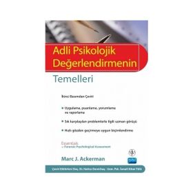 Adli Psikolojik Değerlendirmenin Temelleri - March J. Ackerman