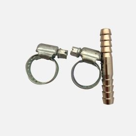 Admiral 8 mm Kelepçeli Krom Pirinç Hortum Eki