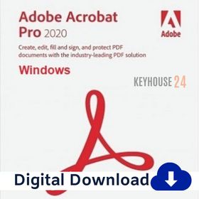 Adobe Acrobat Pro 2020 PC Digital Key 1PC Yazılım