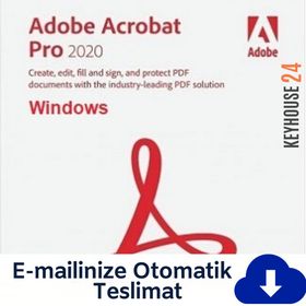 Adobe Acrobat Pro 2020 PC Digital Key 1PC Yazılım