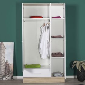 Adore Base Genç Odası 3 Kapılı Tek Çekmeceli Gardrop
