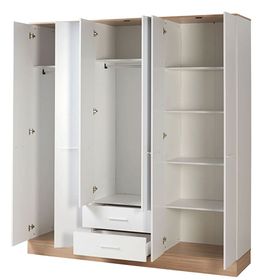 Adore Base Genç Odası 6 Kapaklı 2 Çekmeceli Gardırop