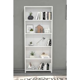Adore Beyaz 5 Raflı Kitaplık