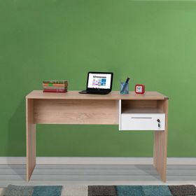 Adore Concept Beyaz Kilitli Çekmeceli Çalışma Masası