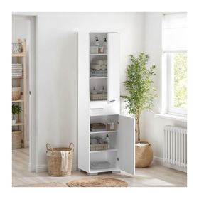 Adore Diamond 2 Kapaklı Tek Çekmeceli Raflı Dolap