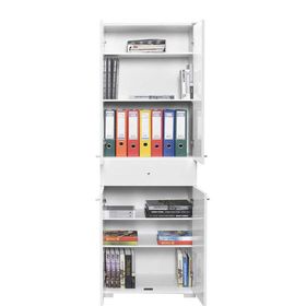 Adore Diamond MDL-41-PB-1-4 Lake Beyaz 4 Kapaklı Genç ve Çocuk Dolabı