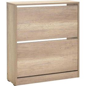Adore Flat Duo Açık Ceviz (Tori) 2 Katlı Geniş Ayakkabılık