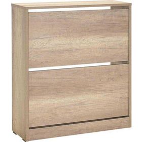 Adore Flat Duo Açık Ceviz (Tori) 2 Katlı Geniş Ayakkabılık