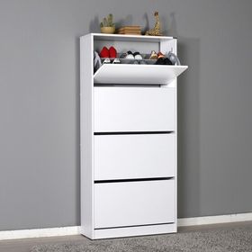 Adore Flat Duo Kapaklı 4 Katlı Geniş Ayakkabılık