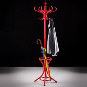 Adore HMA-125-KZ-1 Kırmızı Handy Mate Dorya Klasik 12'li Ahşap Askılık