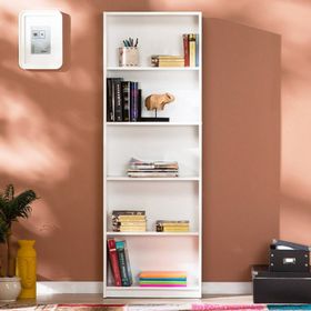 Adore Max KTP-150-BY-1 Beyaz 5 Raflı Kitaplık