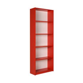 Adore Max KTP-150-KS-1 Kırmızı 5 Raflı Kitaplık