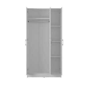 Adore Mobilya 3 Kapaklı Beyaz 91x182x47 cm Gardırop