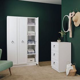 Adore Mobilya 52x103x185 cm Hampton 3 Kapılı Gardırop
