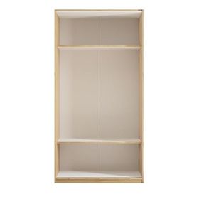 Adore Mobilya 94x182x52 cm Sürgü Kapılı Florida Meşe Gardırop