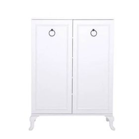 Adore Mobilya Country Mat Lake Beyaz 80x108x34 cm Çok Amaçlı Dolap