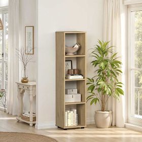 Adore Mobilya Cubic 36x140.5x30 cm Florida Meşe Kitaplık