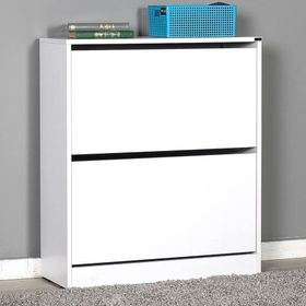 Adore Mobilya Flat Duo İki Katlı Geniş Ayakkabılık Dolabı
