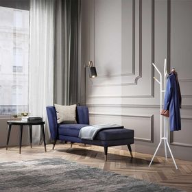 Adore Mobilya Handy Mate Maximo Beyaz 43x179x43 cm Çok Kollu Metal Askılık