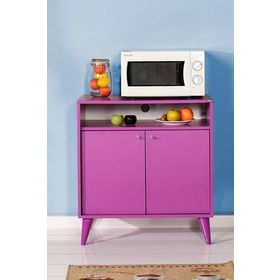 Adore Mobilya London 73x79x42 cm Mor Çok Amaçlı Dolap