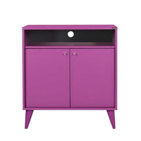 Adore Mobilya London 73x79x42 cm Mor Çok Amaçlı Dolap