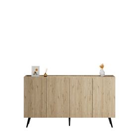 Adore Mobilya Luna 180x100x43 cm Florida Meşe 4 Kapaklı Konsol
