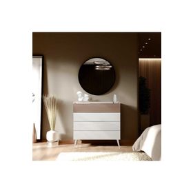 Adore Mobilya Milano Vizon Zebra 103x101x44 cm 4 Çekmeceli Şifonyer