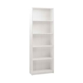 Adore Mobilya Modern Beyaz 5 Raflı Kitaplık