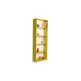 Adore Mobilya Modern Yeşil 5 Raflı Kitaplık