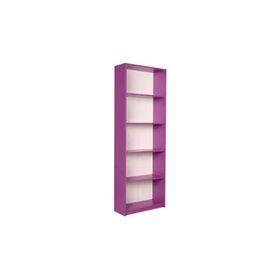 Adore Mobilya Mor Modern 5 Raflı Kitaplık