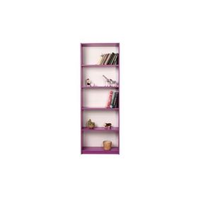Adore Mobilya Mor Modern 5 Raflı Kitaplık