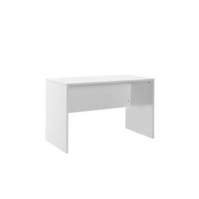 Adore Mobilya New York Parlak Lake Beyaz 120x75x60 cm Çalışma Masası